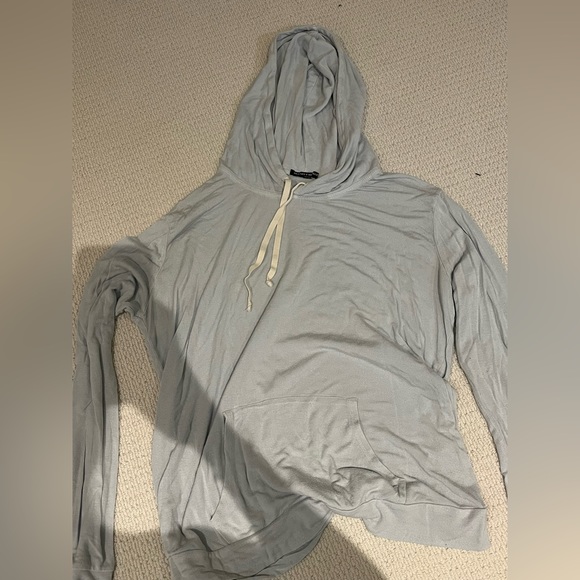 Thin light blue hoodie - Picture 2 of 2